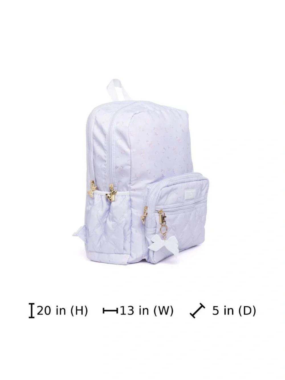 LoveShackFancy Yoobi Everblooming Rosettes Ditsy Backpack Set Mousepad, Tech bag